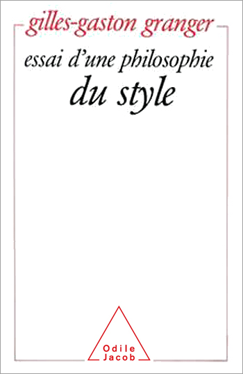 Essai d'une philosophie du style